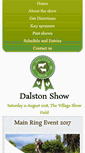 Mobile Screenshot of dalstonshow.co.uk